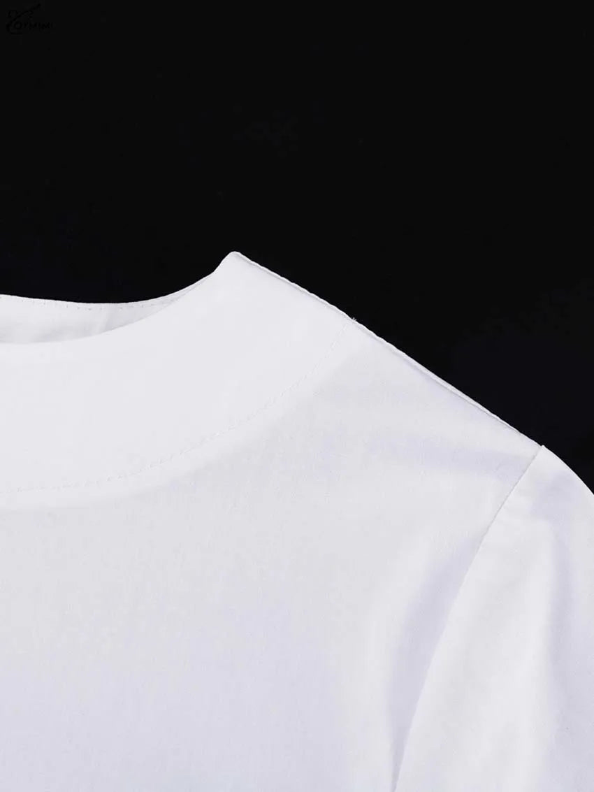 Oymimi Fashion Black Cotton Women&
