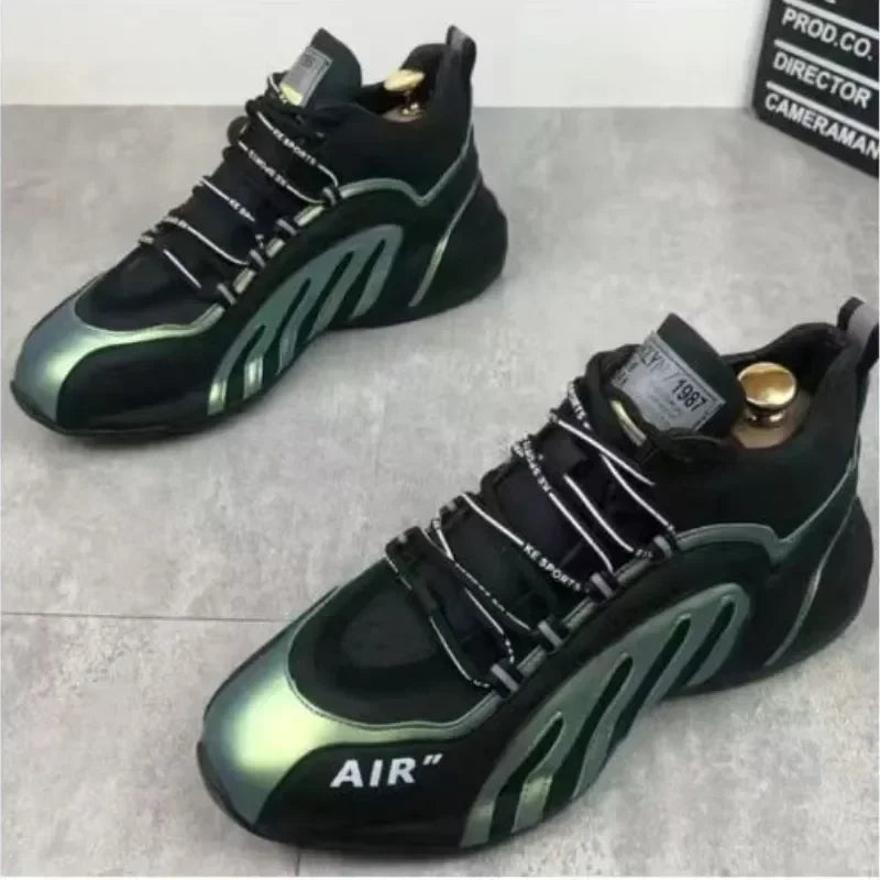 Sneakers Men Fashion Casual Lightweight Breathable Running Shoes Men Sneakers Lace-up Platform Sneakers Footwear Zapatos Hombre
