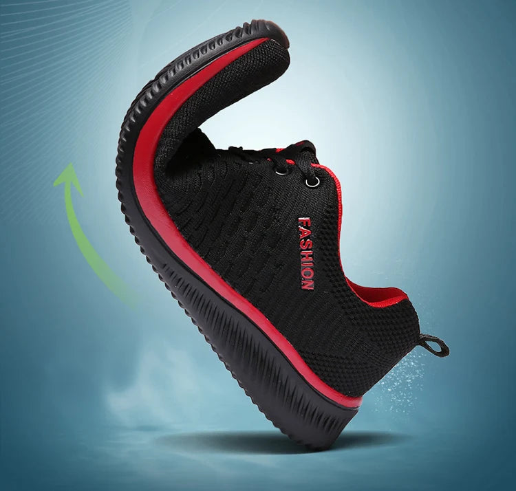 Sneakers Men Running Walking Knit Shoes Fashion Casual High Quality Sport Athletic Gym Lightweight Men Casual Shoes