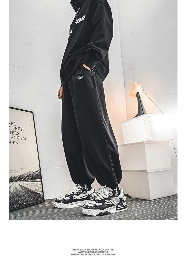 Sneakers for Men Fashion Brand Casual Shoes Youth Student Skateboard Shoes for Men Lace Up Vulcanized Shoes Platform Shoe Tennis