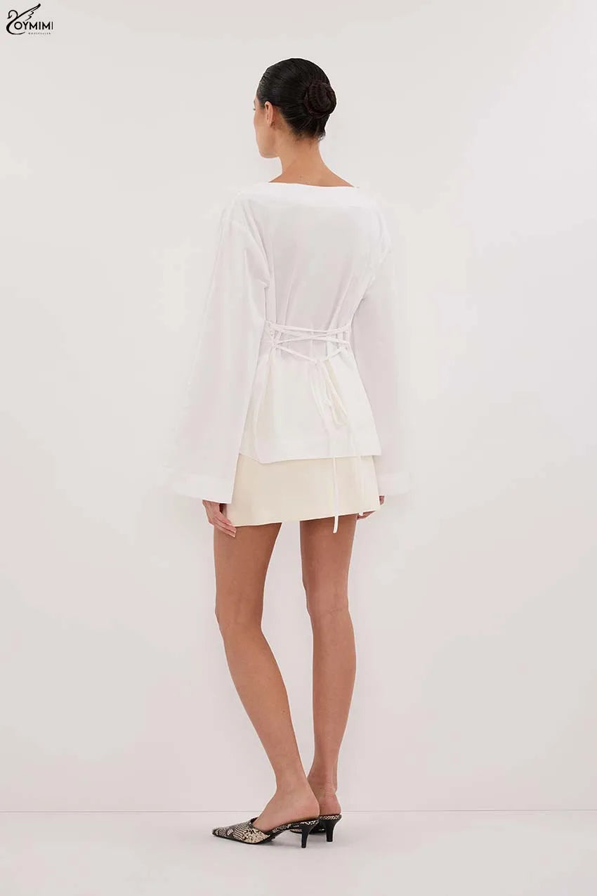 Oymimi Fashion Black Cotton Women&