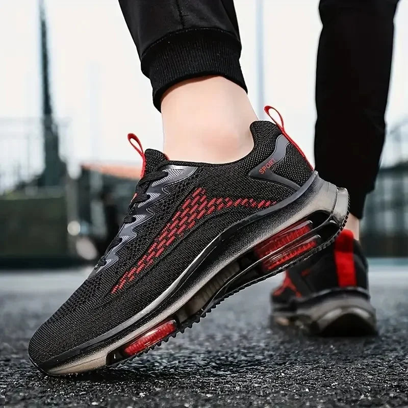 High Quality Sneakers Male Trend Red Platform Basketball Shoes Men Casual White Sport Walking Sneakers Men&