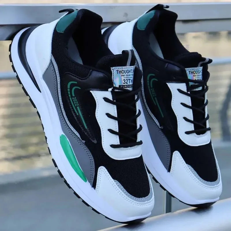 High Quality Sneakers Male Trend Red Platform Basketball Shoes Men Casual White Sport Walking Sneakers Men&