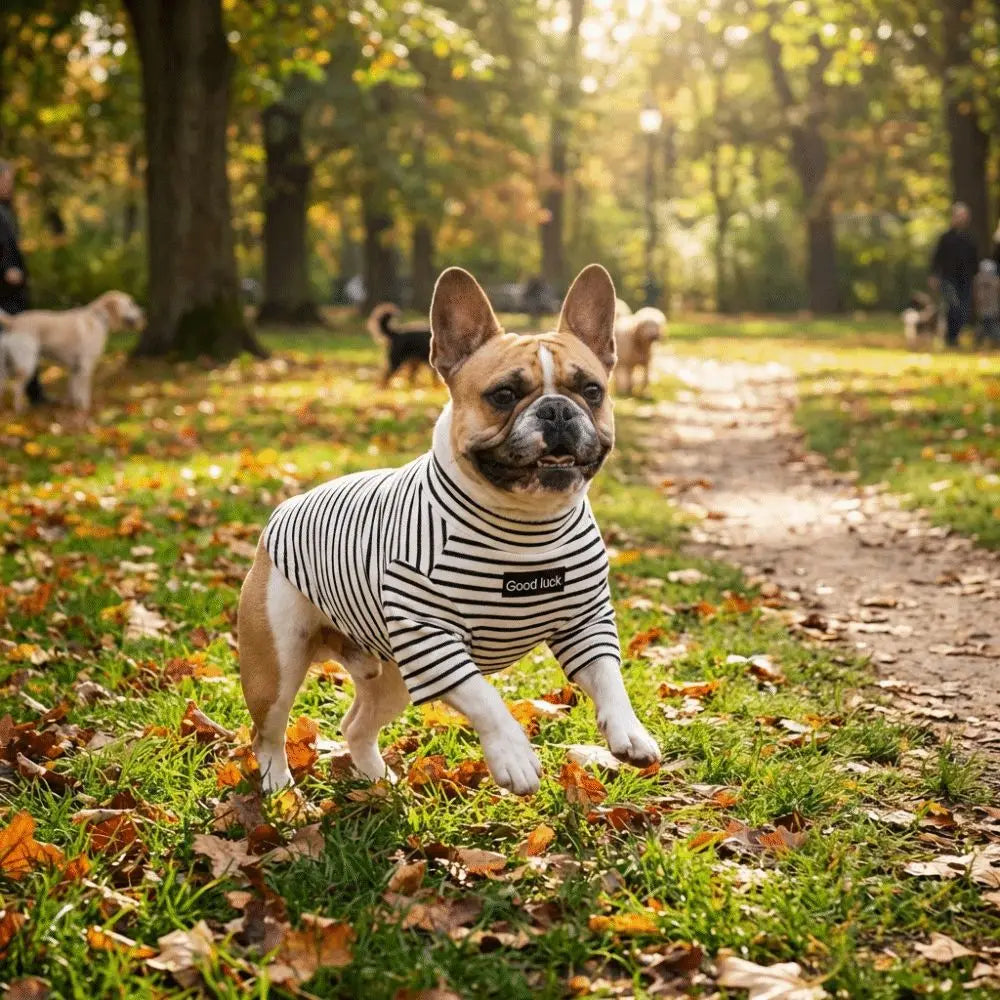 Dog Clothing High Collar Dog Thermal Shirt Warm Two Leg Dog Base Coat Soft Comfortable Pet Warm Sweater Cold Weather