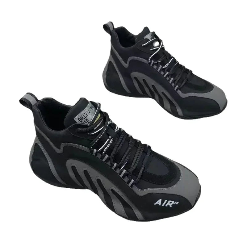 Sneakers Men Fashion Casual Lightweight Breathable Running Shoes Men Sneakers Lace-up Platform Sneakers Footwear Zapatos Hombre