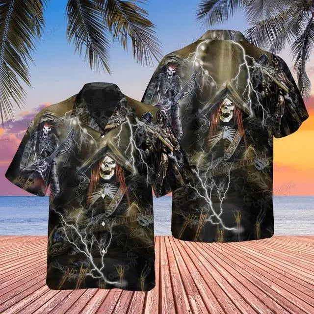 US ARMY-VETERAN 3D Beach Hawaiian 2024 Summer Men Shirt Short Sleeve Streetwear Oversized 5XL Camisa Social Chemise Homme