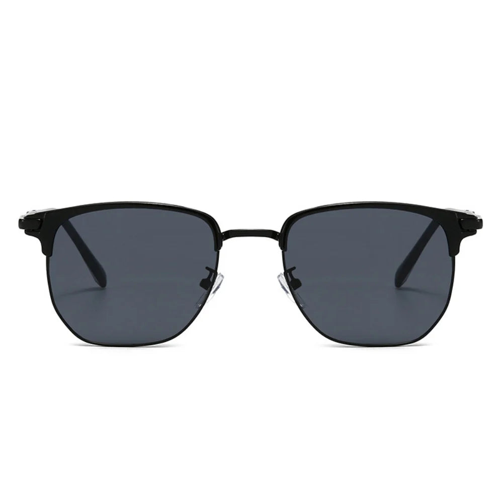 Sun Glasses Elegant Uv400 Eyewear Vintage Half Frame Sunglasses Fashion Sunglasses For Travel Driving Outdoor