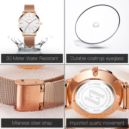 OLEVS Watches For Women Quartz Waterproof Watch Luxury Lady&