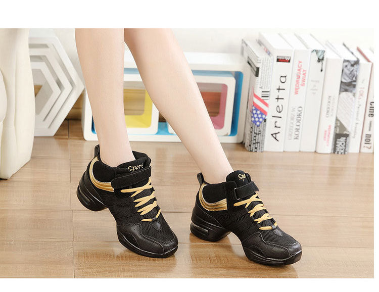 Sneakers Women Sports Feature Soft Outsole Breath Dance Shoes  Woman Practice Modern Jazz Shoes for Women Latin Dance Shoes