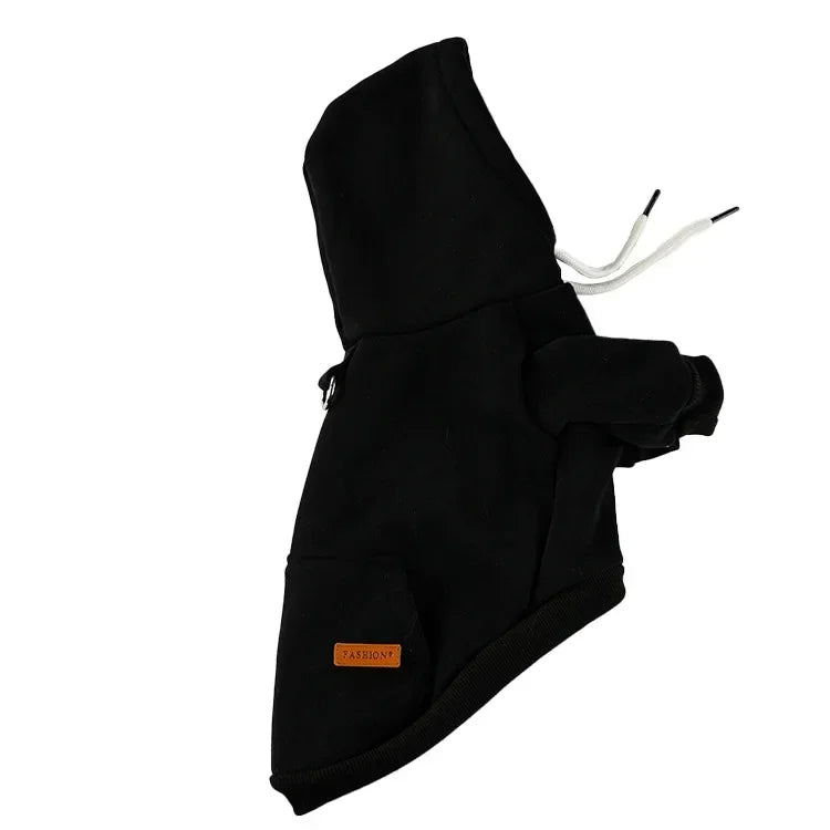 Dog Clothes Pet Dog Hoodie Small And Medium Dog Vest Outdoor Sweatshirt Bulldog Husky Warm Fleece Pet Clothing Puppy Cat Costume
