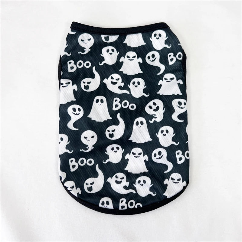 Dog Clothes for Small Medium Dogs Cats Autumn Winter Halloween Festival Print Clothing Chihuahua French Bulldog Pug Pet Outfits