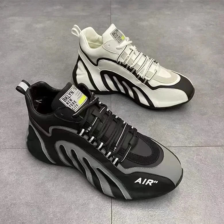 Sneakers Men Fashion  Casual Lightweight Breathable Running Shoes Men Sneakers Lace-up Platform Sneakers Footwear Zapatos Hombre