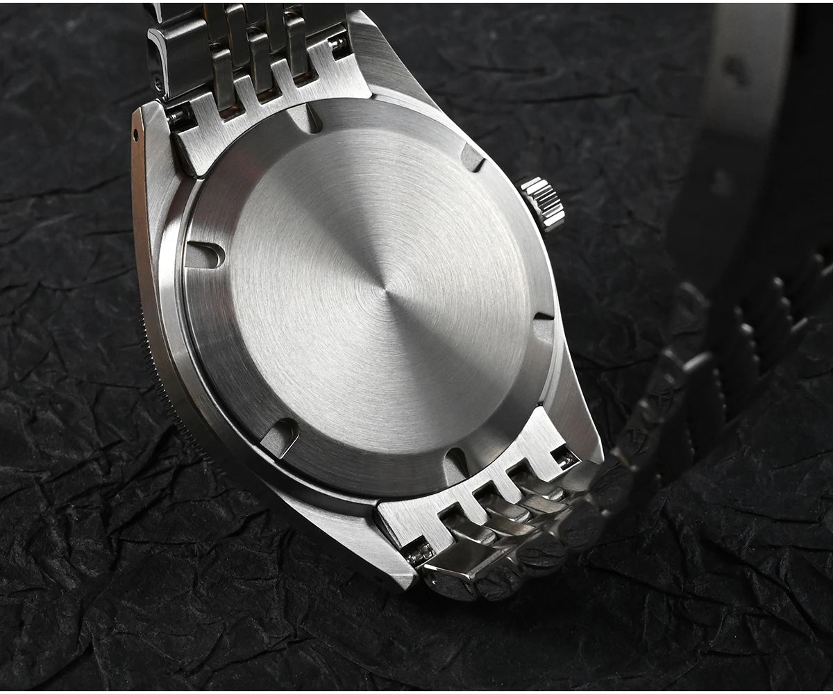 San Martin 39.5mm Limited Edition Full Lume Dial Automatic Mens Watch NH34 GMT 6H Date 10Bar Luxury Kol Saati SN0116W