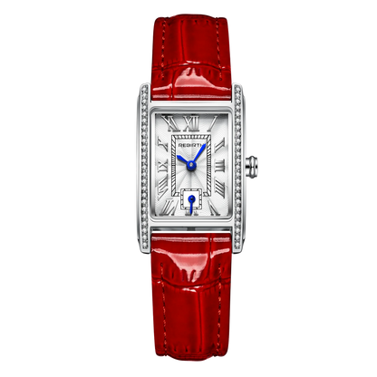 Small Square Watch Retro Casual Fashion Literary Roman Scale Display Quartz Women&