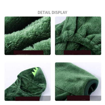 Pet Dog Clothes Warm Soft Fleece Dogs Jumpsuits Pet Clothing for Small Dogs Puppy Cats Hoodies Chihuahua Yorkshire Costume Coats