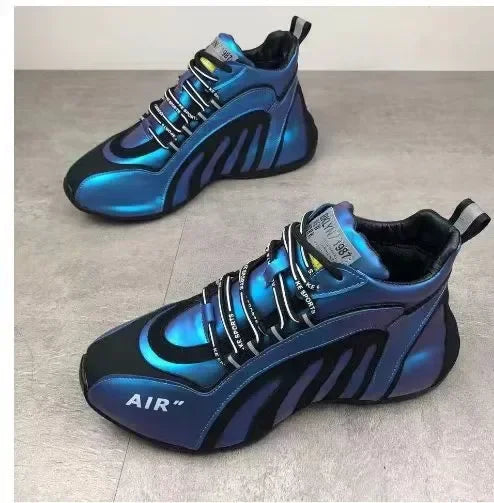 Sneakers Men Fashion  Casual Lightweight Breathable Running Shoes Men Sneakers Lace-up Platform Sneakers Footwear Zapatos Hombre