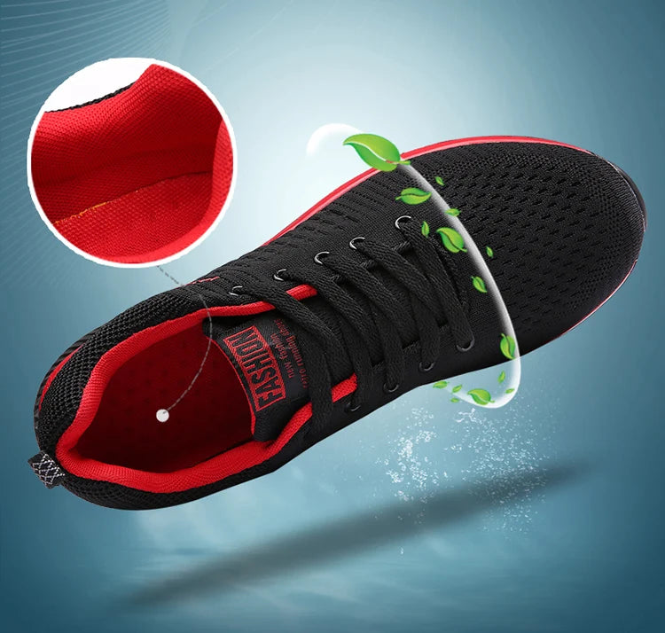 Sneakers Men Running Walking Knit Shoes Fashion Casual High Quality Sport Athletic Gym Lightweight Men Casual Shoes