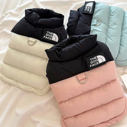 Pet Warm Cotton Coat Two-legged Dog Clothes Thickened Teddy Down Jacket Small to Medium Dog Cute Winter Clothing