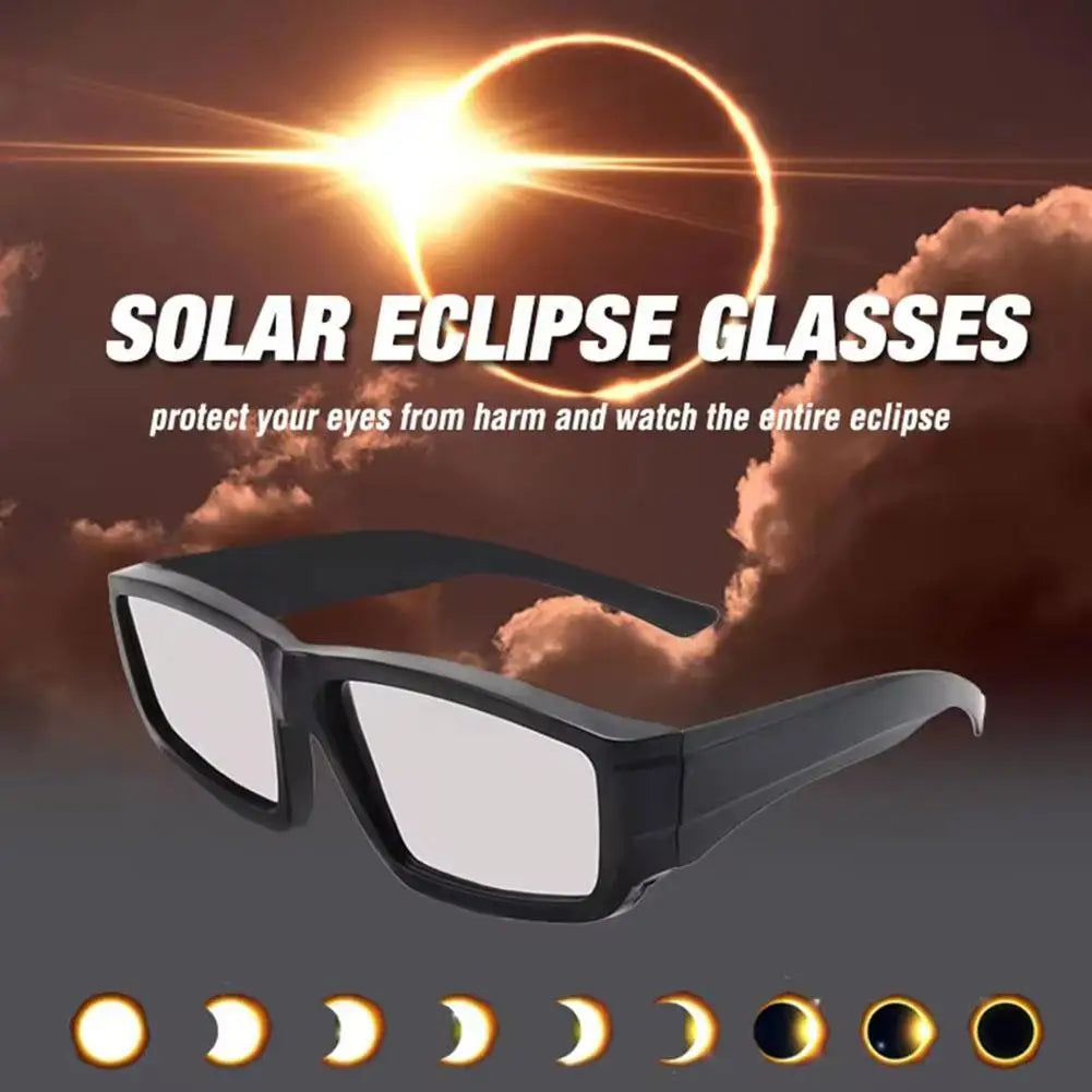 Solar Eclipse Glasses Safety Sun Viewing Paper Glasses Eye Protection UV Resistant Sun Observation Sunglasses