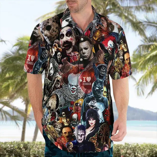 US ARMY-VETERAN 3D Beach Hawaiian 2024 Summer Men Shirt Short Sleeve Streetwear Oversized 5XL Camisa Social Chemise Homme