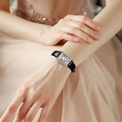 Switzerland Made Watch for Women CARNIVAL Brand Luxury Square Quartz Watch Ladies Fashion Waterproof Ultra Thin 2025 Reloj Mujer