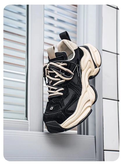 Male Sneakers Casual Sneaker Soft and Comfortable Sports and Leisure Shoes for Men Platform Sports Shoes Wear-resistant Fashion