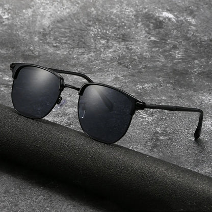 Sun Glasses Elegant Uv400 Eyewear Vintage Half Frame Sunglasses  Fashion Sunglasses For Travel Driving Outdoor