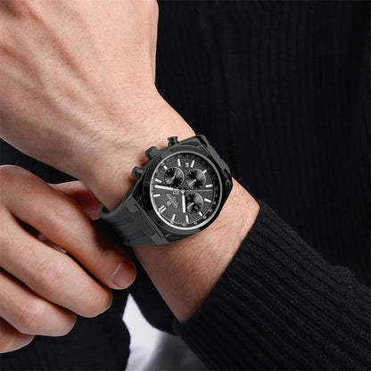 NAVIFORCE Men Watch Sport Top Brand Luxury Military Chronograph Date Original Wristwatch Waterproof Quartz Male Clock Gift 8080