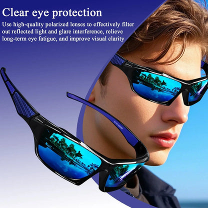 Mens Sun Glasses Comprehensive Protection Sun Glasses Comfortable Fashion Shades Outdoor Sport Eyewear for Driving Running