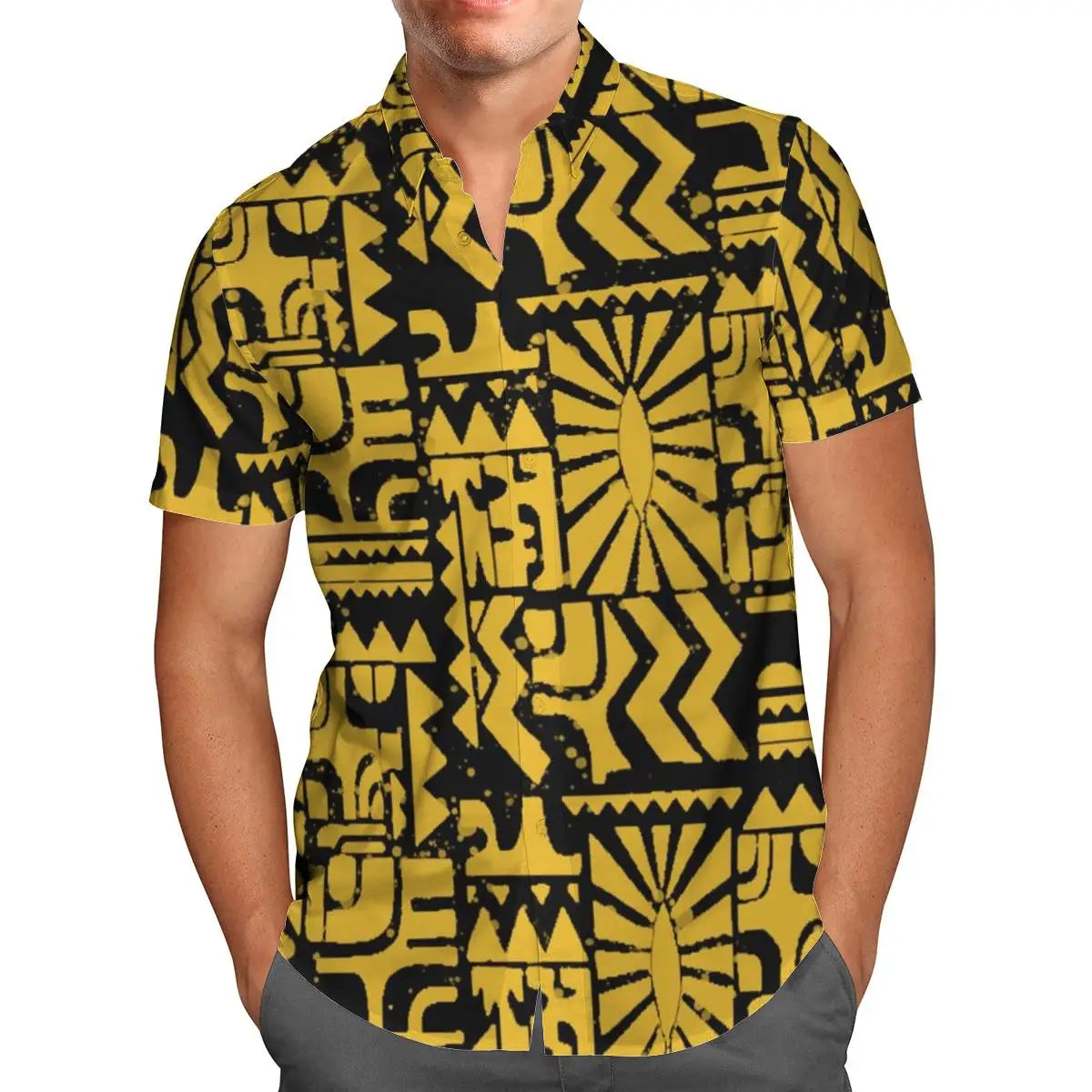 US ARMY-VETERAN 3D Beach Hawaiian 2024 Summer Men Shirt Short Sleeve Streetwear Oversized 5XL Camisa Social Chemise Homme