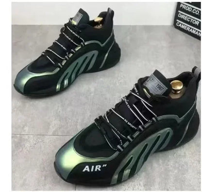 Sneakers Men Fashion  Casual Lightweight Breathable Running Shoes Men Sneakers Lace-up Platform Sneakers Footwear Zapatos Hombre