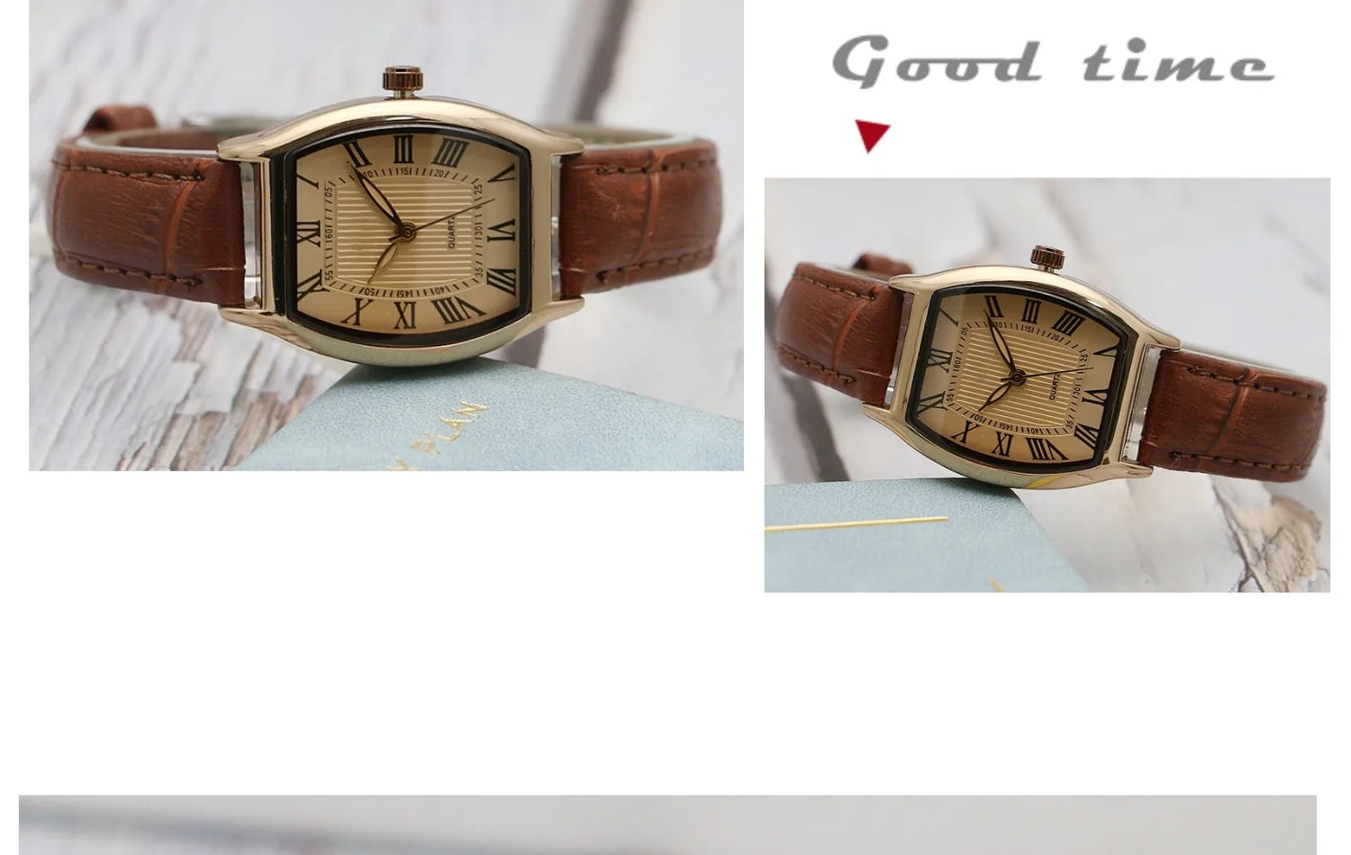 Watches for Woman Small Ladies Wristwatches Retro Brown Leather Bracelet Watch Quartz Wristwatches Reloj Mujer Relogio Feminino
