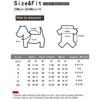 Dog Clothes for Small Medium Dogs Cats Autumn Winter Halloween Festival Print Clothing Chihuahua French Bulldog Pug Pet Outfits