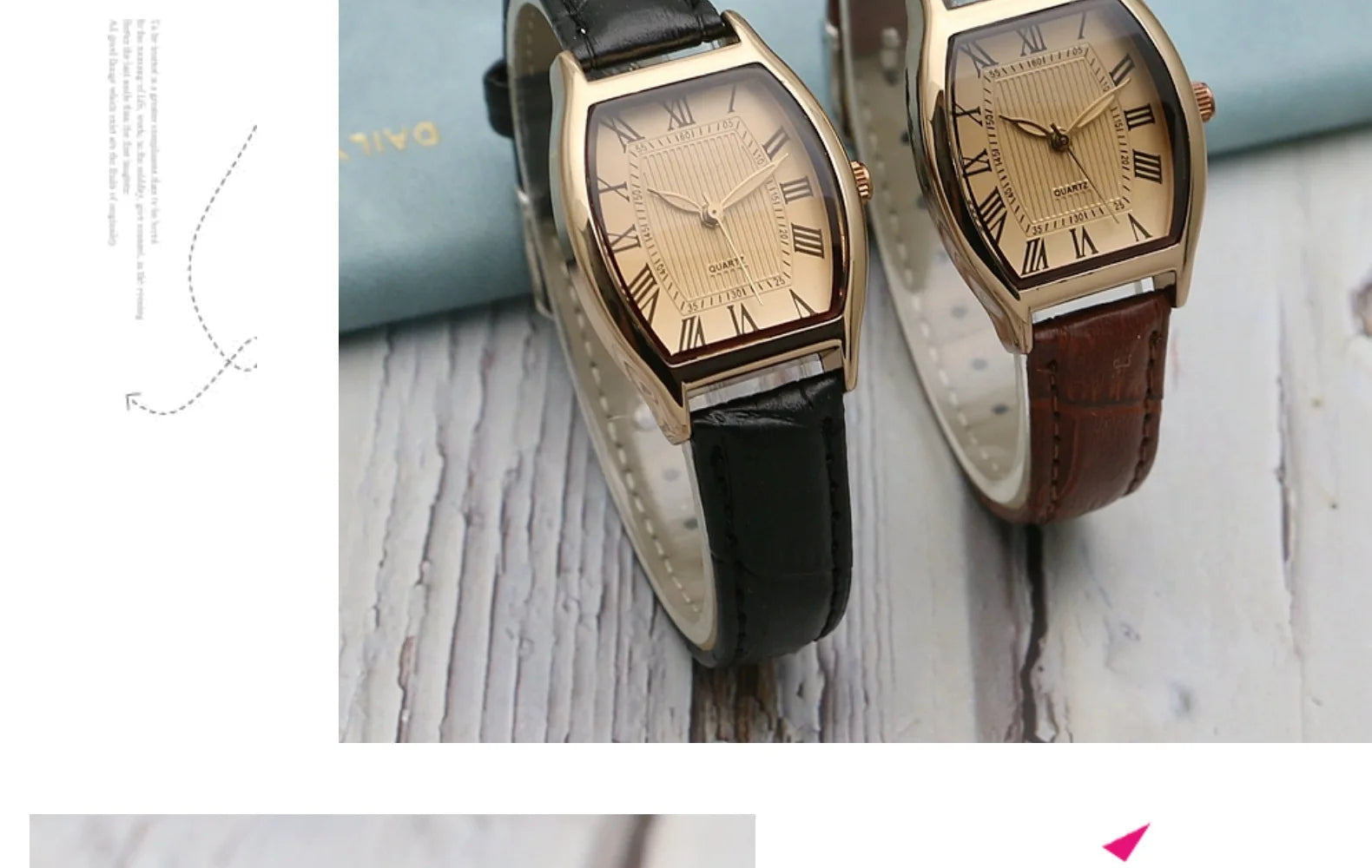 Watches for Woman Small Ladies Wristwatches Retro Brown Leather Bracelet Watch Quartz Wristwatches Reloj Mujer Relogio Feminino