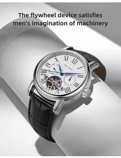 SEAGULL Luxury Watch Business Waterproof Male Clock Date Stainless Steel Mechanical Watch Men Watch reloj hombre 2023 D819.622