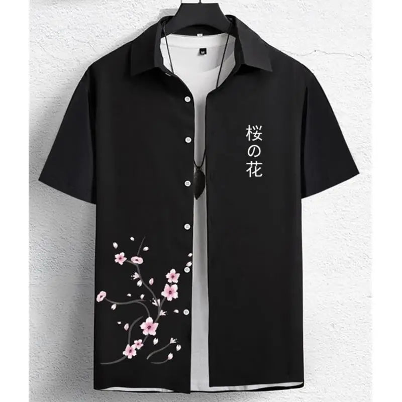 Fashion Shirt For Men 3d Ink Painting Prints Men&