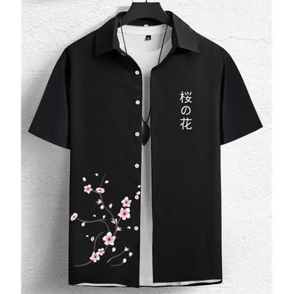 Fashion Shirt For Men 3d Ink Painting Prints Men&