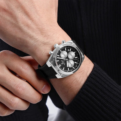 NAVIFORCE Men Watch Sport Top Brand Luxury Military Chronograph Date Original Wristwatch Waterproof Quartz Male Clock Gift 8080