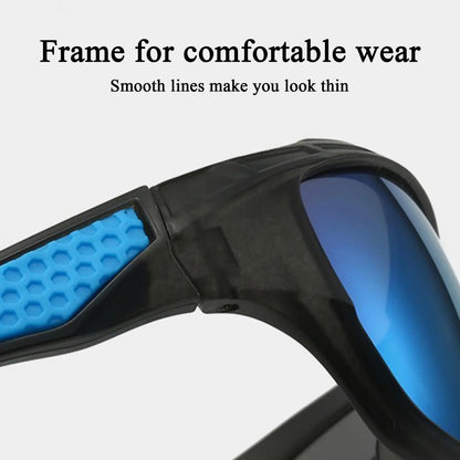 Mens Sun Glasses Lightweight Sun Glasses Polarized Sunglasses Comfortable Lightweight Frame Sport Eyeglasses for Driving Fishing