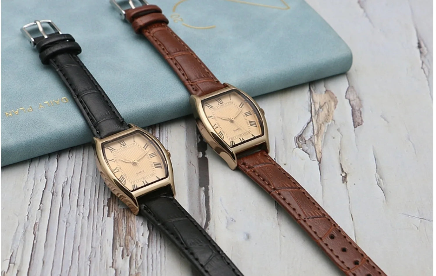 Watches for Woman Small Ladies Wristwatches Retro Brown Leather Bracelet Watch Quartz Wristwatches Reloj Mujer Relogio Feminino