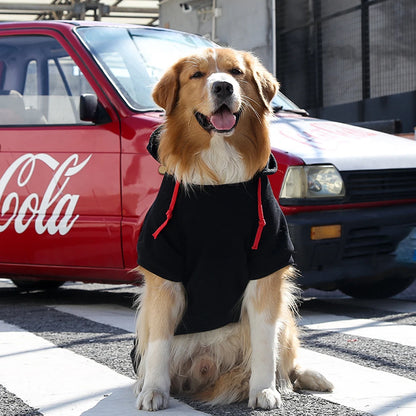 Dog Clothing Autumn Winter Sweatshirt Warm For Small Medium And Large Dogs Love Plaid Pet Dog And Cats Golden Retriever Clothes