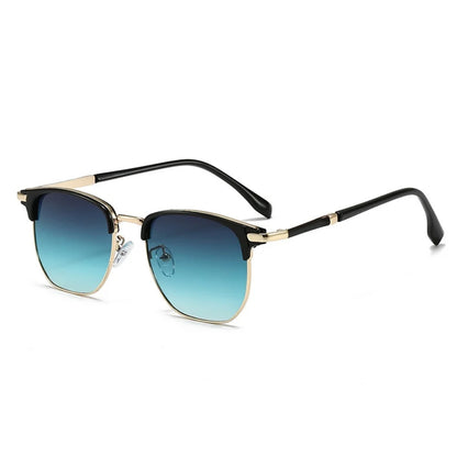 Sun Glasses Elegant Uv400 Eyewear Vintage Half Frame Sunglasses  Fashion Sunglasses For Travel Driving Outdoor