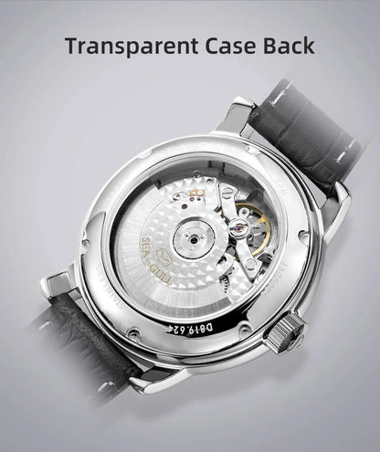 SEAGULL Luxury Watch Business Waterproof Male Clock Date Stainless Steel Mechanical Watch Men Watch reloj hombre 2023 D819.622