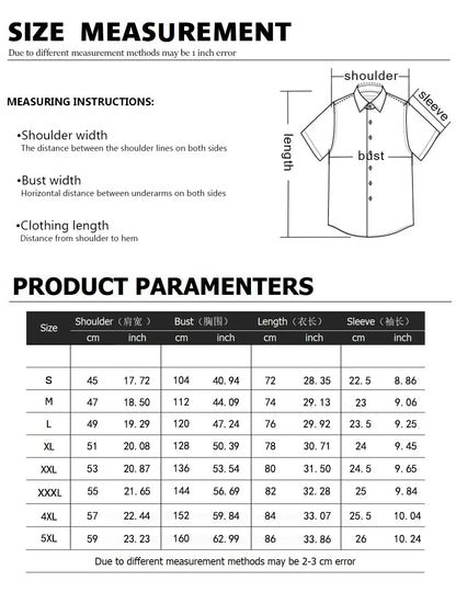 Loose Floral Print Pattern Casual Short Sleeve Shirt Men&