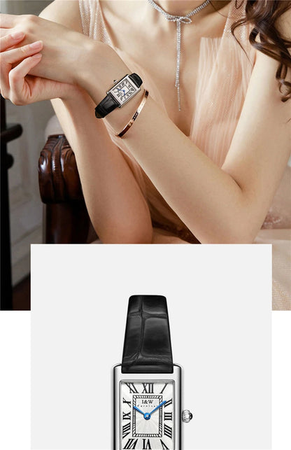 Switzerland Made Watch for Women CARNIVAL Brand Luxury Square Quartz Watch Ladies Fashion Waterproof Ultra Thin 2025 Reloj Mujer