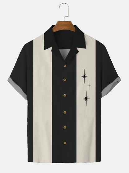 Summer Casual Striped Men Floral Shirt Beachwear Hawaiian Streetwear 3D Printing Creative Top Vacation Camping Funny Fishing 5xl