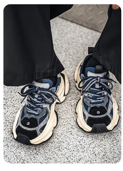 Male Sneakers Casual Sneaker Soft and Comfortable Sports and Leisure Shoes for Men Platform Sports Shoes Wear-resistant Fashion