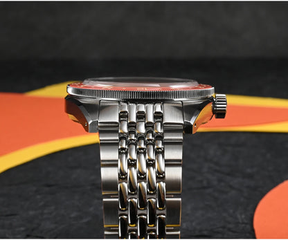 San Martin 39.5mm Limited Edition Full Lume Dial Automatic Mens Watch NH34 GMT 6H Date 10Bar Luxury Kol Saati SN0116W