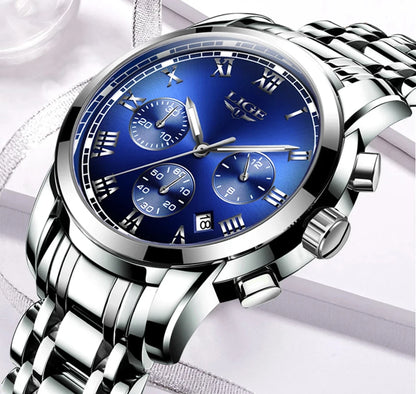 LIGE 2024 New Fashion Women Watches Ladies Top Brand Luxury Creative Steel Women Bracelet Watches Female Quartz Waterproof Watch