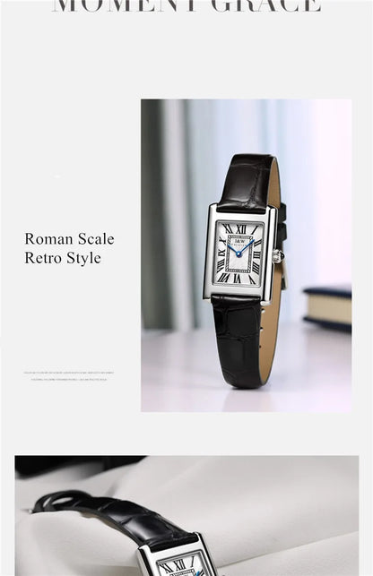 Switzerland Made Watch for Women CARNIVAL Brand Luxury Square Quartz Watch Ladies Fashion Waterproof Ultra Thin 2025 Reloj Mujer